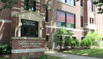 The school district's main office Coultrap Educational Service Center